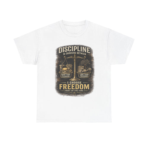Discipline vs. Freedom Graphic Tee